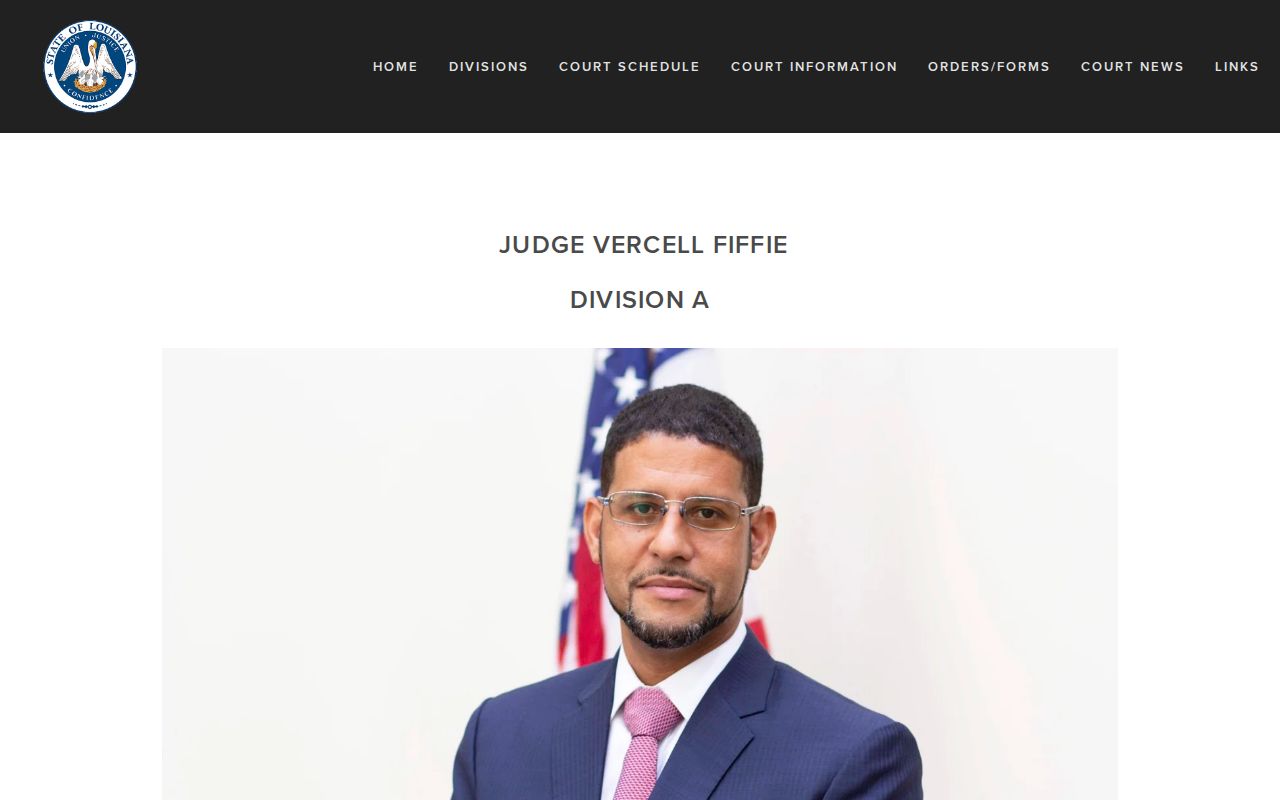 St. John the Baptist Parish bench warrant division contact page for the 40th Judicial District Court